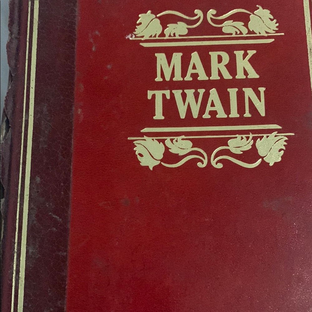 Mark Twain Red Book Cover